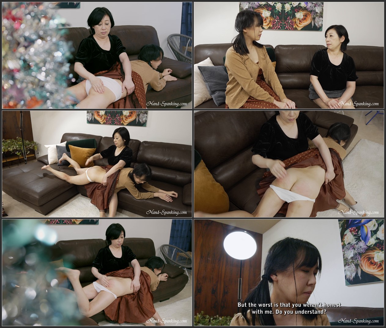 Hand-Spanking - Maiko and Ena - Promise Of Christmas